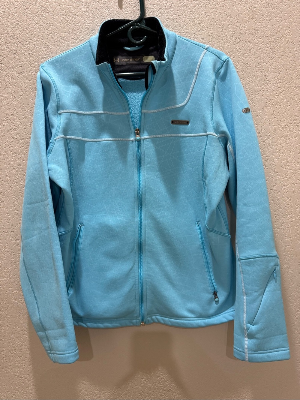 Under Armour Women’s Light Blue Zip-Up Jacket